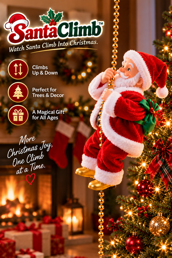 Santa Climb™ | Animated Climbing Santa Christmas Decoration