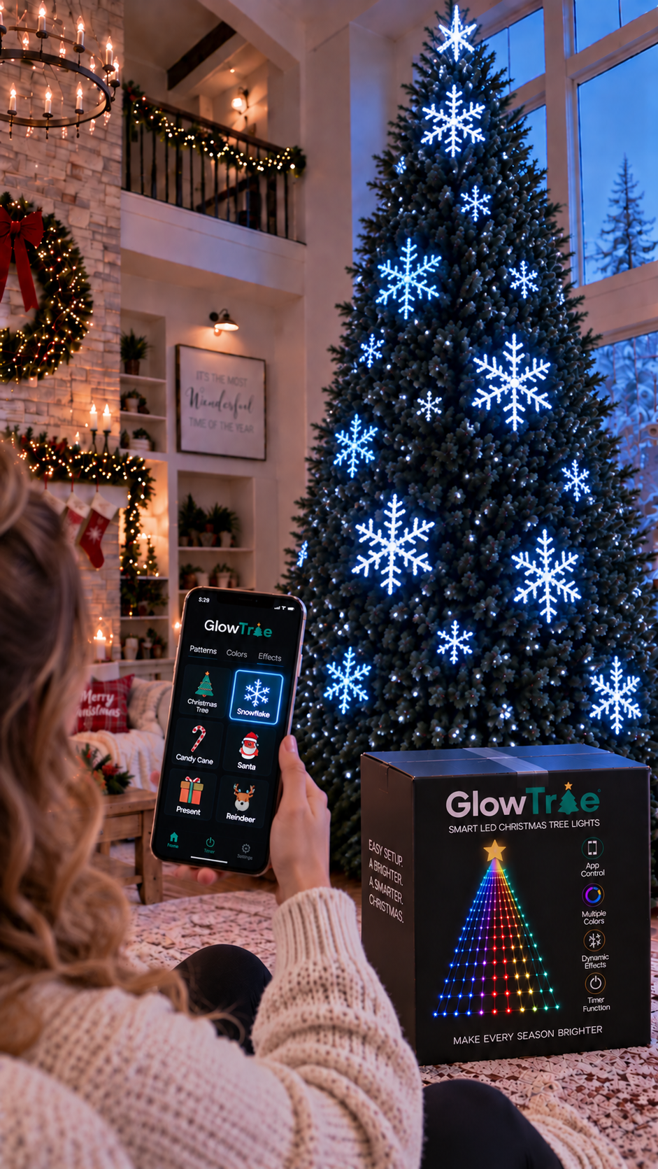Glow Tree RGB Christmas Tree Lights
