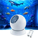 360° Dynamic Rotating Projector Light LED Ocean Ripple Starry Sky Projector Light USB Atmosphere Night Light for Room Decoration