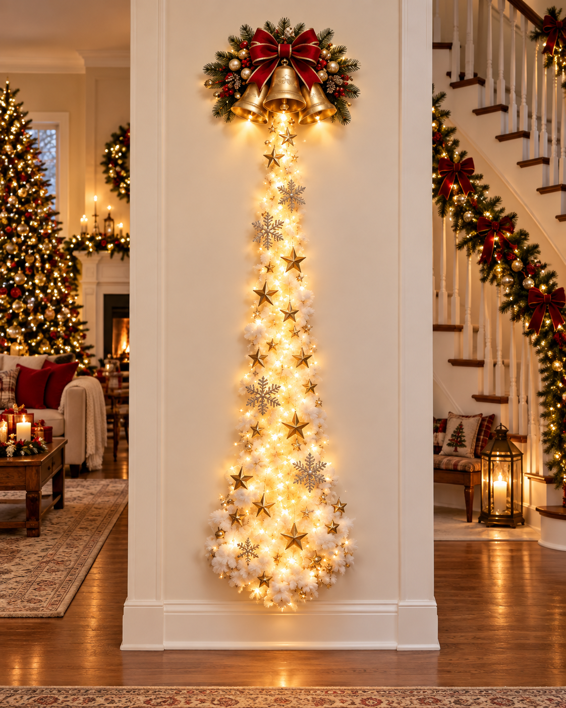 Magic Trail™ — Glowing Christmas Scene Wall Light