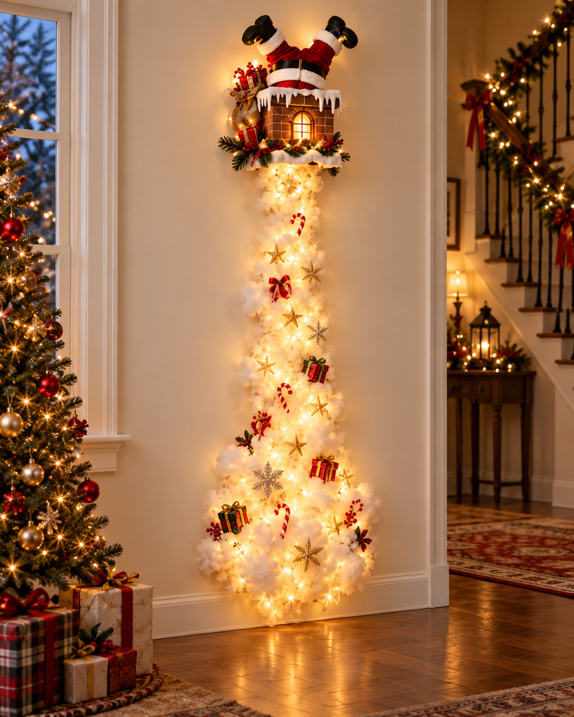 Magic Trail™ — Glowing Christmas Scene Wall Light