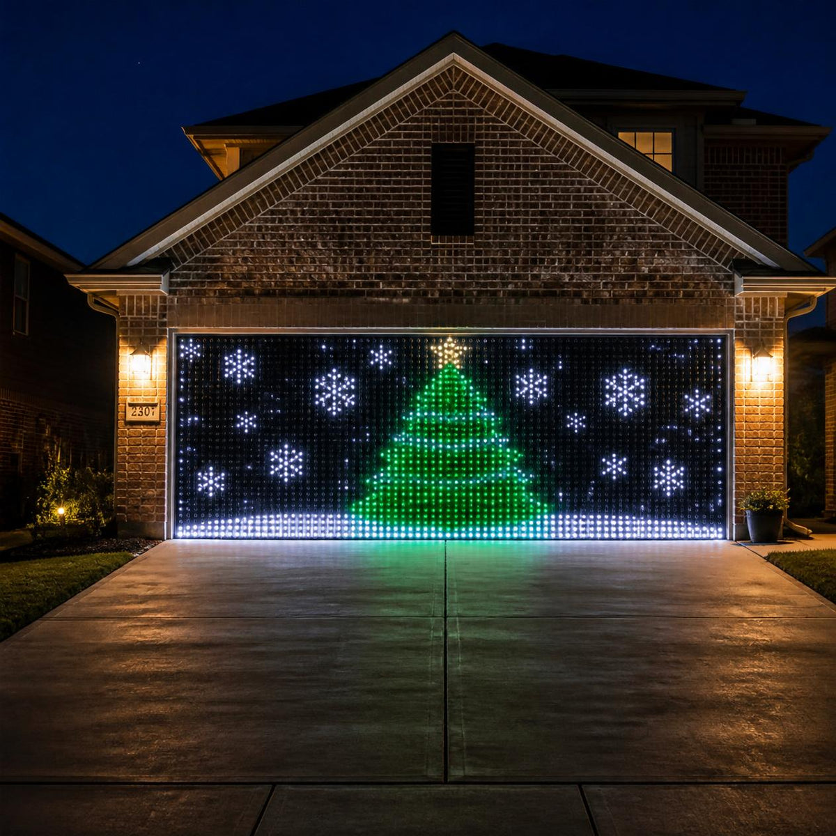 Glow Wall smart Christmas curtain lights