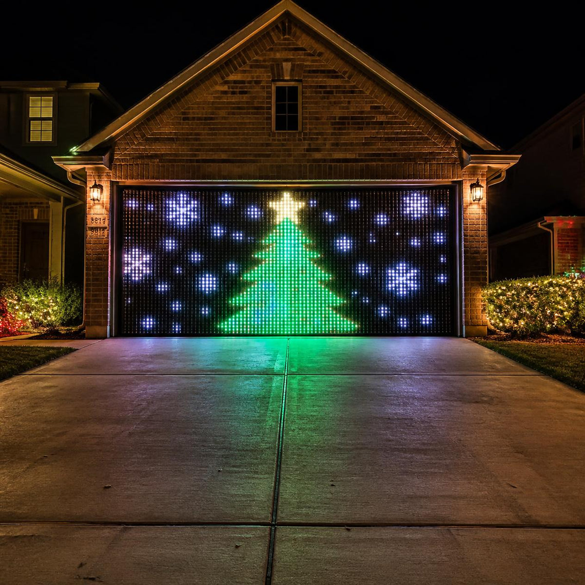 Glow Wall smart Christmas curtain lights
