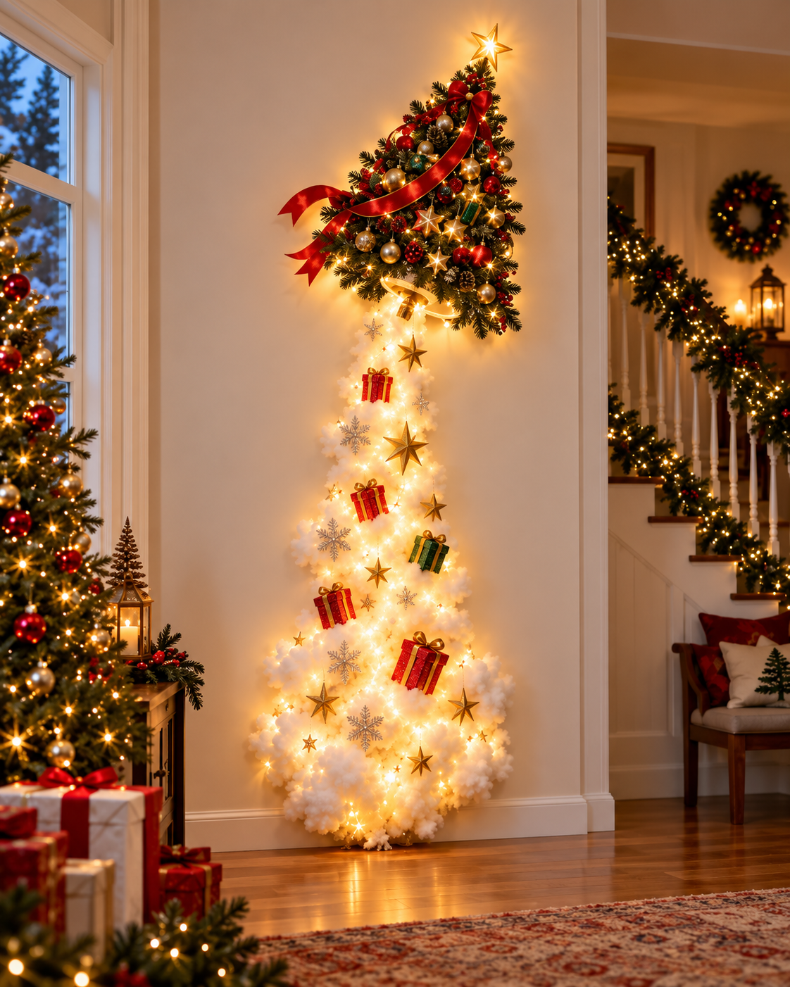 Magic Trail™ — Glowing Christmas Scene Wall Light